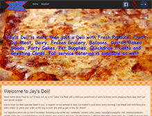 Tablet Screenshot of jaysdeli.net